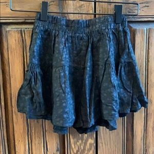 american eagle black skirt shorts